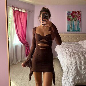 Brown Dress from Oh Polly